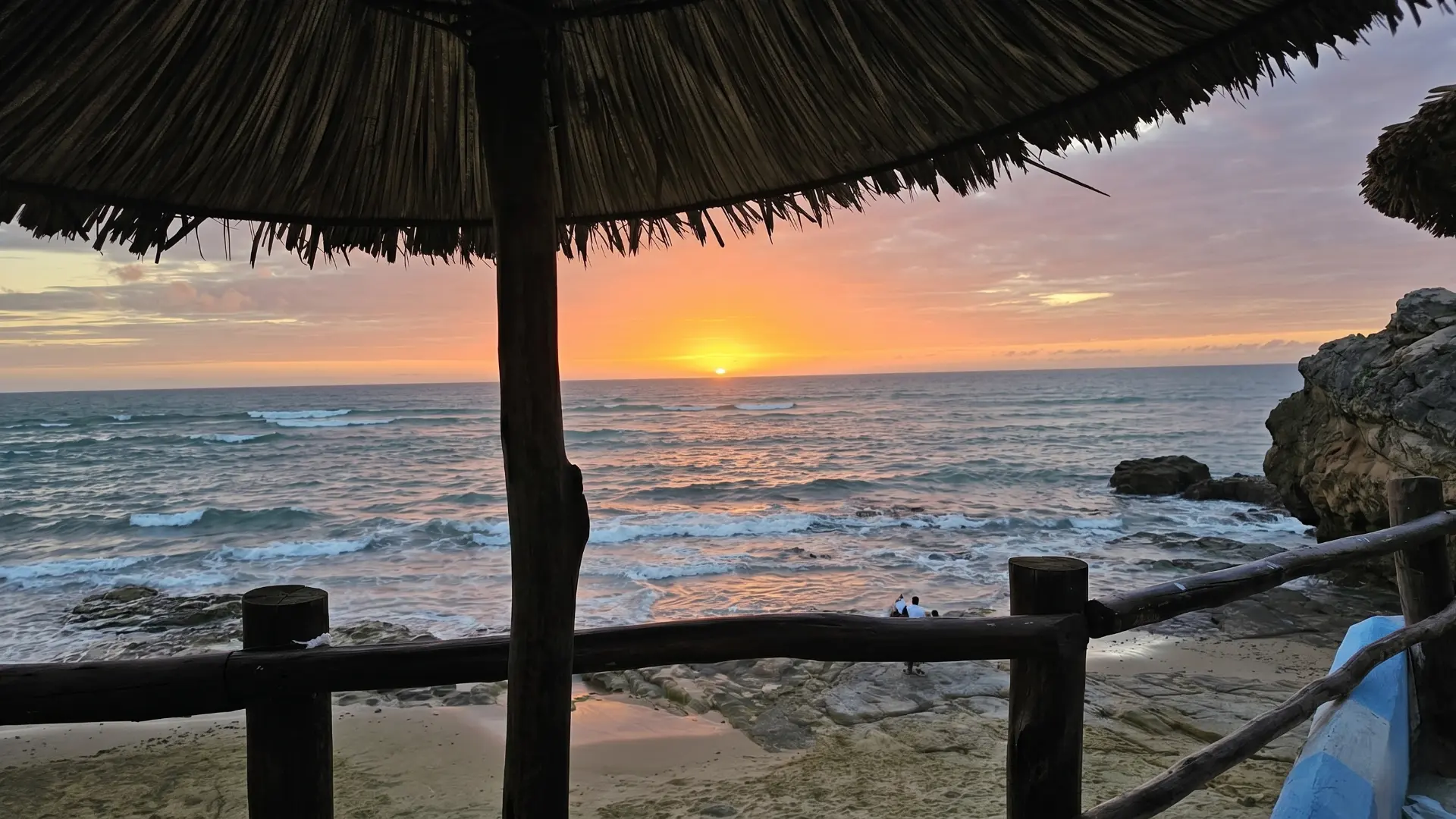 Asilah Beach Sunset - Atlantic Coast Stunning sunset over the beach in Asilah, Morocco