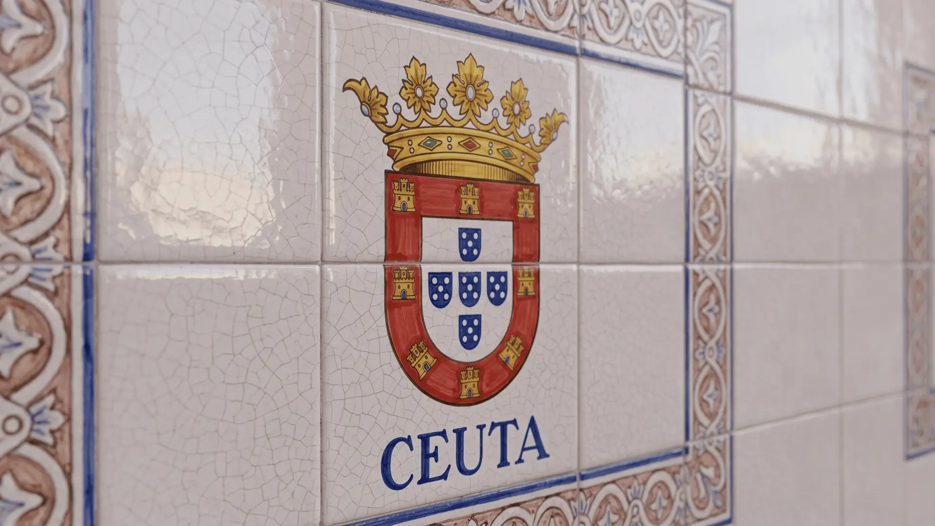 Coat of Arms of Ceuta Spain Official Heraldry Official coat of arms of Ceuta, Spanish autonomous city in North Africa, featuring heraldic symbols
