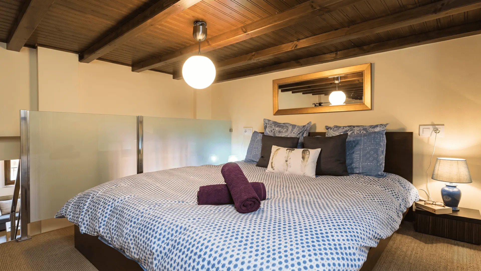 Bright and comfortable bedroom in a charming Seville Airbnb, perfect for a city break in Andalusia Stylish Airbnb Room in Seville Historic Center